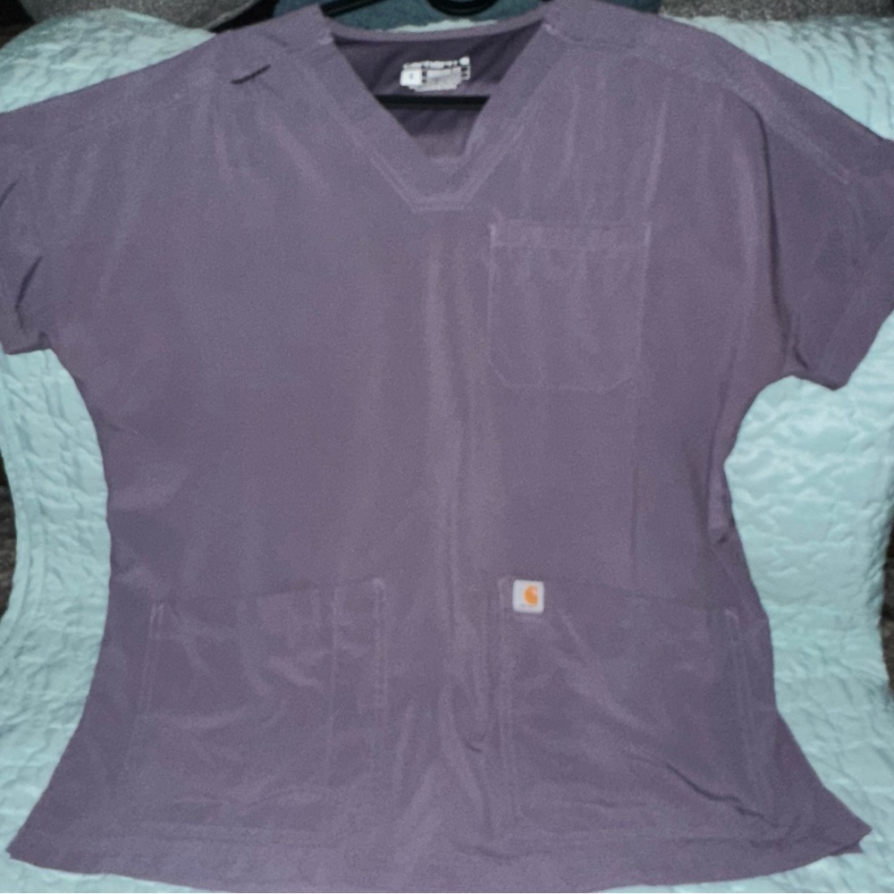 Carhartt Women's Short Sleeve Purple Top